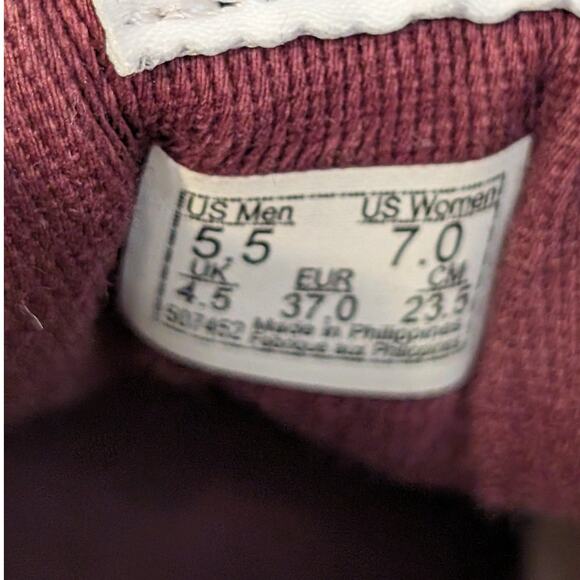 Vans Style 73 DX Anaheim Factory Burgundy Suede Classic Retro - Size 5.5M7W - Picture 9 of 10